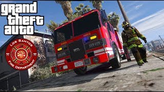 GTA V 警察故事之大马消防车行动 | Fire Fighter Ep #27