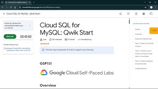 Cloud SQL for MySQL: Qwik Start | #qwiklabs | #GSP151 #CLI