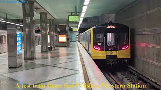 Metro is getting their trains ready for the Metro D line train Extension Project Section 1!