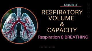 HUMAN PHYSIOLOGY: RESPIRATORY VOLUME AND CAPACITY..(Lecture -3)Neet UG 2025