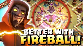 SUPER WIZARDS with FIREBALL instantly DELETES this MAX TH16 BASE! Clash of Clans