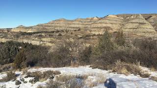 Old US Hwy 85 Above the Little Missouri River,Deep in the  Badlands of North Dakota