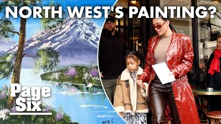 North West’s alleged painting draws Bob Ross comparisons | Page Six Celebrity News