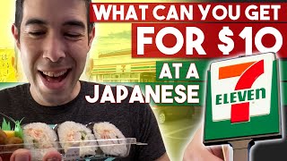 Spending $10 At A Japanese 7-11 | What Can You Get? (7-Eleven Tour)