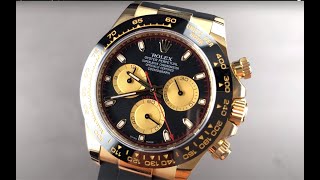 Rolex Daytona Oysterflex Strap 116518LN Rolex Watch Review
