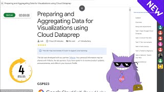 Preparing and Aggregating Data for Visualizations using Cloud Dataprep | #2025 | #GSP823|#qwiklabs