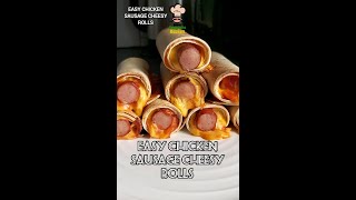 👨‍🍳Haagschekeuken #104 - Easy Chicken Sausage Cheese Rolls