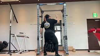 片手ぶら下がり加重120kg 体重106kg 握力トレーニング　右手6秒行くか行かんか　gripstrength Japan  ストロングマン deadhang +120kg BW106kg