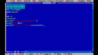 C Programming Recursive function use in factorial program #7 #programming #coding 😁