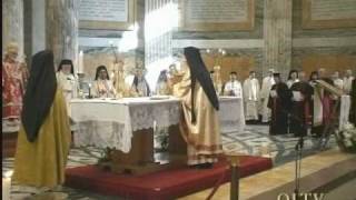 Melkite Patriarch Gregorios Divine Liturgy in Rome