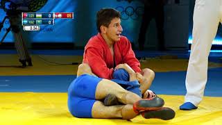 RASHIDOV (UZB) vs ASKAROV (KAZ). M Juniors 58 kg. Asian SAMBO Championships 2021