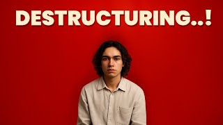 JavaScript Destructuring | Array & Object Destructuring | JavaScript ES6 | JS | Script by Sajib