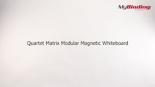 Quartet Matrix Modular Magnetic Whiteboard Demo