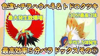 色違いトドロクツキ＆チヲハウハネ最高効率５分まとめ パラドックスまとめその２ 最高３体平均1.5体以下（チヲハウハネ）#ポケモンsv #最高効率 #色違い #トドロクツキ #チヲハウハネ