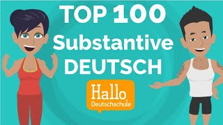 Deutsch lernen A1 | TOP 100 Substantive | Artikel: der, die oder das?