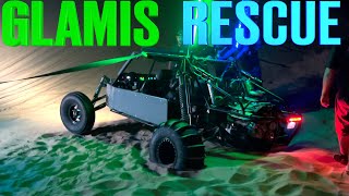 $140,000 CanAm Pulls Out 3 V8 Sandrails STUCK In Glamis | DIRT BIKE DIARIES EP.109