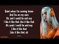 Billie Eilish - when the party's over (Lyrics)
