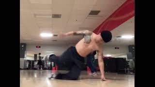 BBOY Curt Rage | Footwork practice throwdowns vol.1