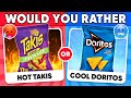 Would You Rather...? HOT vs COLD 🔥❄️ FOOD Edition