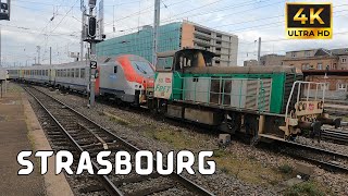 Trains in Strasbourg 🇫🇷 France | Gare Centrale de Strasbourg, Alsace |  Züge in Straßburg