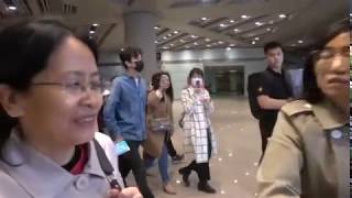 迪玛希Dimash,[20190329] Dimash arrived at  Beijing airport. (from Changsha to Beijing)