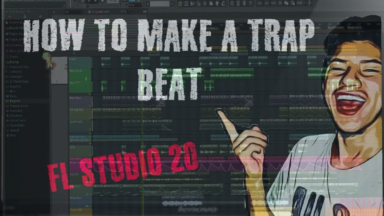 How To Make A Simple Trap Beat Using FL Studio 20 *Free Plugins* [Raw ...