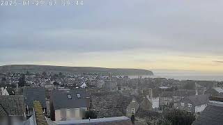 29th January 2025 - Cloudy and showers -  Swanage Dorset Webcam Timelapse