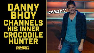 Danny Bhoy Channels His Inner Crocodile Hunter