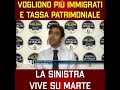 donzelli vogliono più immigrati e tassa patrimoniale. la sinistra vive su marte