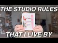 Follow these studio rules for success