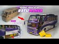 MEMBUAT MINIATUR BUS RATU MAHER DARI KARDUS BEKAS, FULL DETAIL!