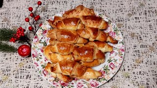 ТВОРОЖНЫЕ РОГАЛИКИ С ВАРЕНЬЕМ🥐🥐