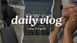 Daily Vlog- Realistic Saturday night kid free- Date night / Thrifting / Cleaning / Skin routine