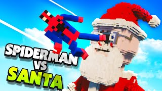 SPIDERMAN VS SANTA To Save The World! - Teardown Mods Gameplay