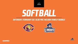 Softball: University of Mary vs. Concordia College 2/22/25