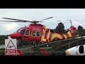 hems air ambulance helicopter aw169 landing ehaa