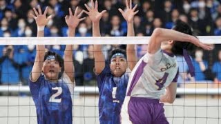 春高バレー　県立進学校の高崎、昨年3位の昇陽にストレート負け　ただ一人の3年生、エースで主将の岩井将人「この舞台で戦ったことは自分の誇り」