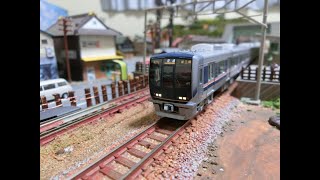 TOMIX #92304 321系3両基本セット(#92304)　ヘッド・テール・サインライトLED化改造品 走行テスト