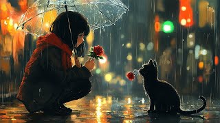 Relaxing Sleep Music + Rain Sounds - Peaceful Piano Music, Stress Relief Music リラックスできるピアノ音楽