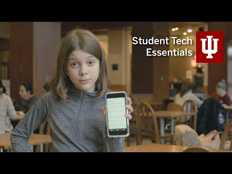 Student tech essentials at Indiana University Student tech essentials at Indiana University