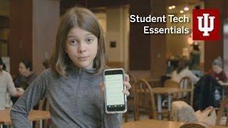 Student tech essentials at Indiana University