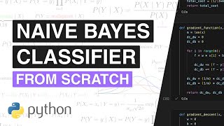 Naive Bayes FROM SCRATCH in Python (no scikit-learn, just math)