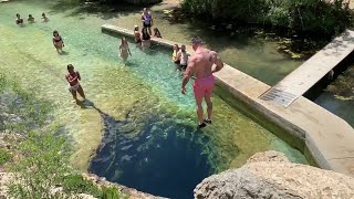 Before and after photos show dire conditions at popular Texas swimming hole Jacob’s Well