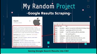 Python Google Search Results Web Scraping