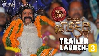 Gautamiputra Satakarni Theatrical Trailer Launch Part 3 -  Nandamuri Balakrishna, Krish | #NBK100