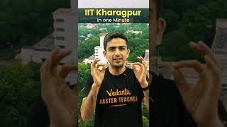 IIT Kharagpur Review in 1 Min | Inside IIT Kharagpur | Arvind Kalia Sir | #shorts #jee #iitkharagpur