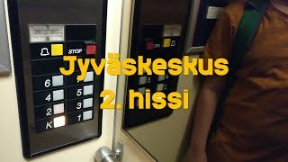 Hissivideo: Jyväskeskus, Jyväskylä, 2. hissi - 1993 Otis (manuaaliovinen)