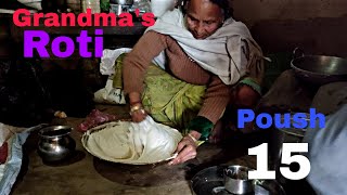 Discover the Hidden Magic of Grandma's Special Poush 15 Roti | Village Life