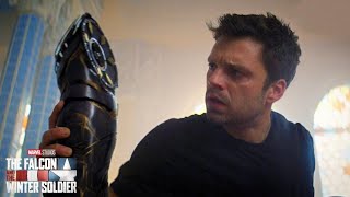 Ayo removes Bucky's Hand Scene | The Falcon and The Winter Soldier Clip