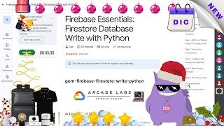 Firebase Essentials: Firestore Database Write with Python #2025 | #|#qwiklabs |#Solution